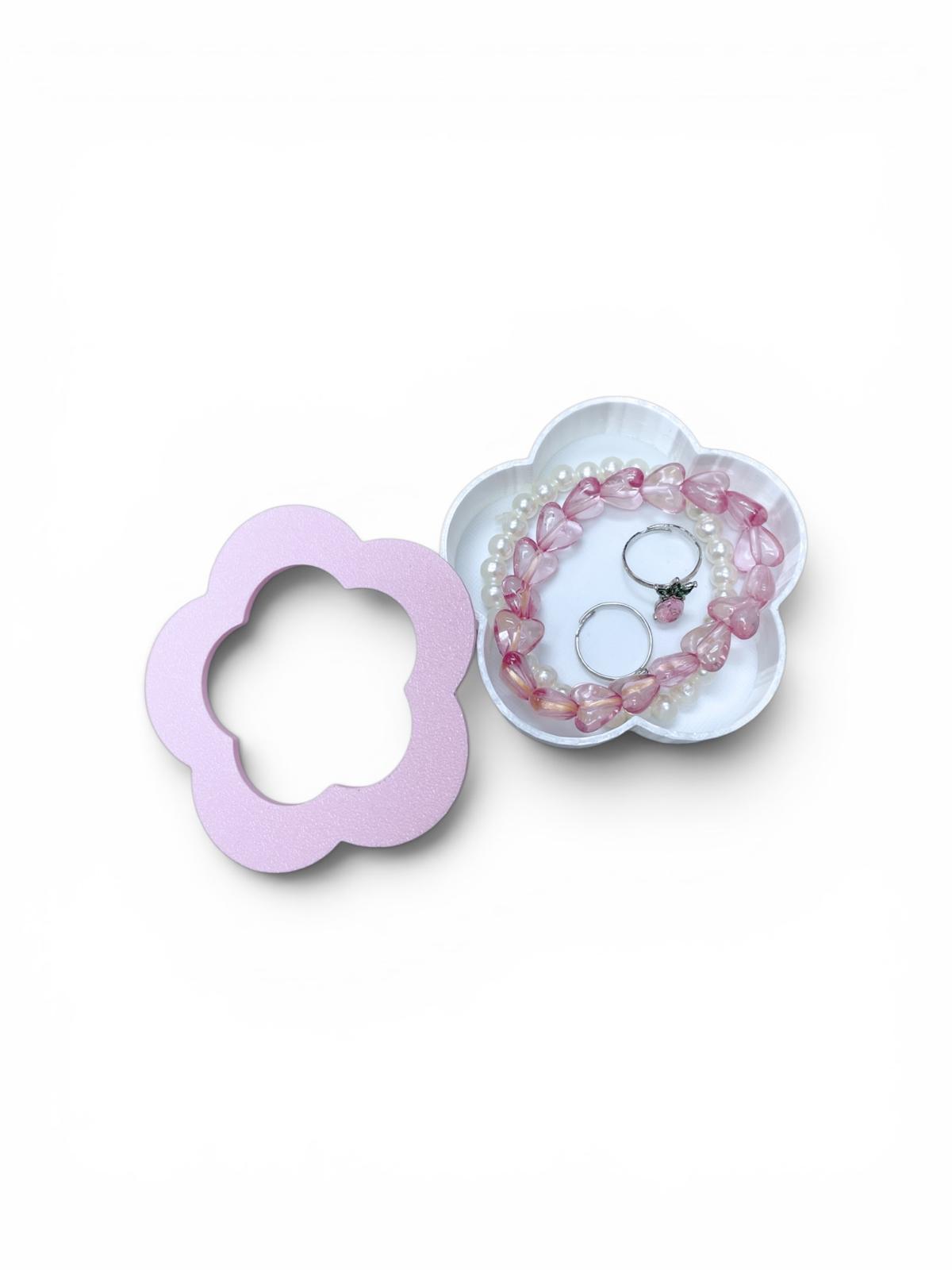 990040 - Cajita de flor adornos surtidos