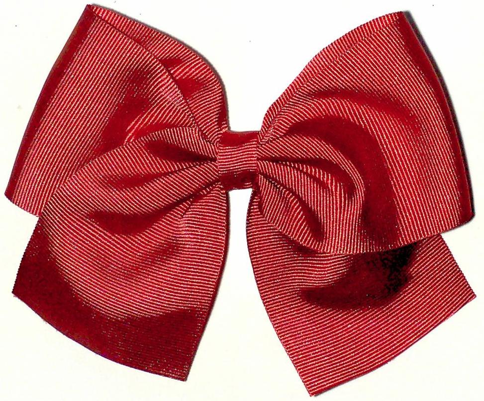 955 ___ Lazo Grande Grosgrain con cocodrilo