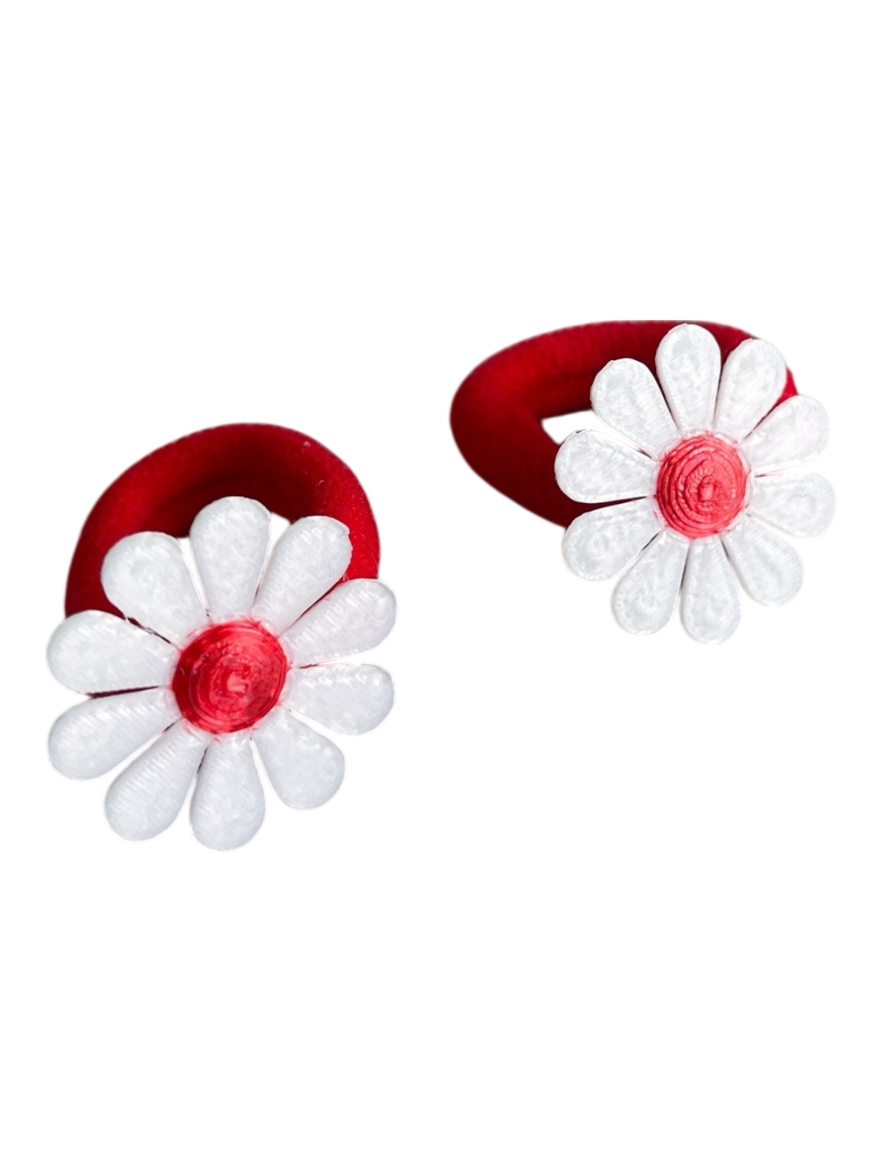 990051 - Set 2 gomas acrilicas pequeñas con margarita