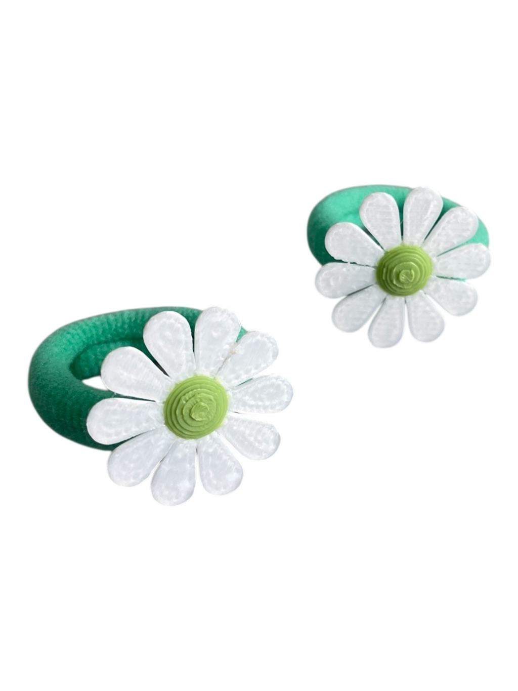 990051 - Set 2 gomas acrilicas pequeñas con margarita