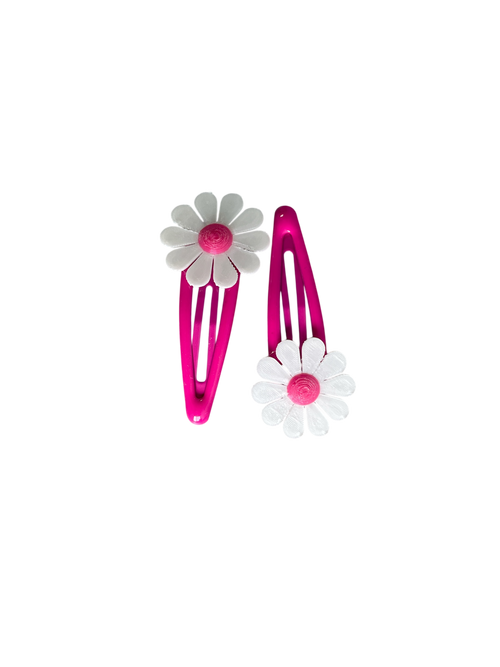 990053 - Pack 2 clips de 5cm con margarita