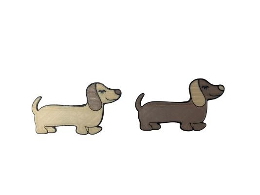 990059 - Perro salchicha con cocodrilo