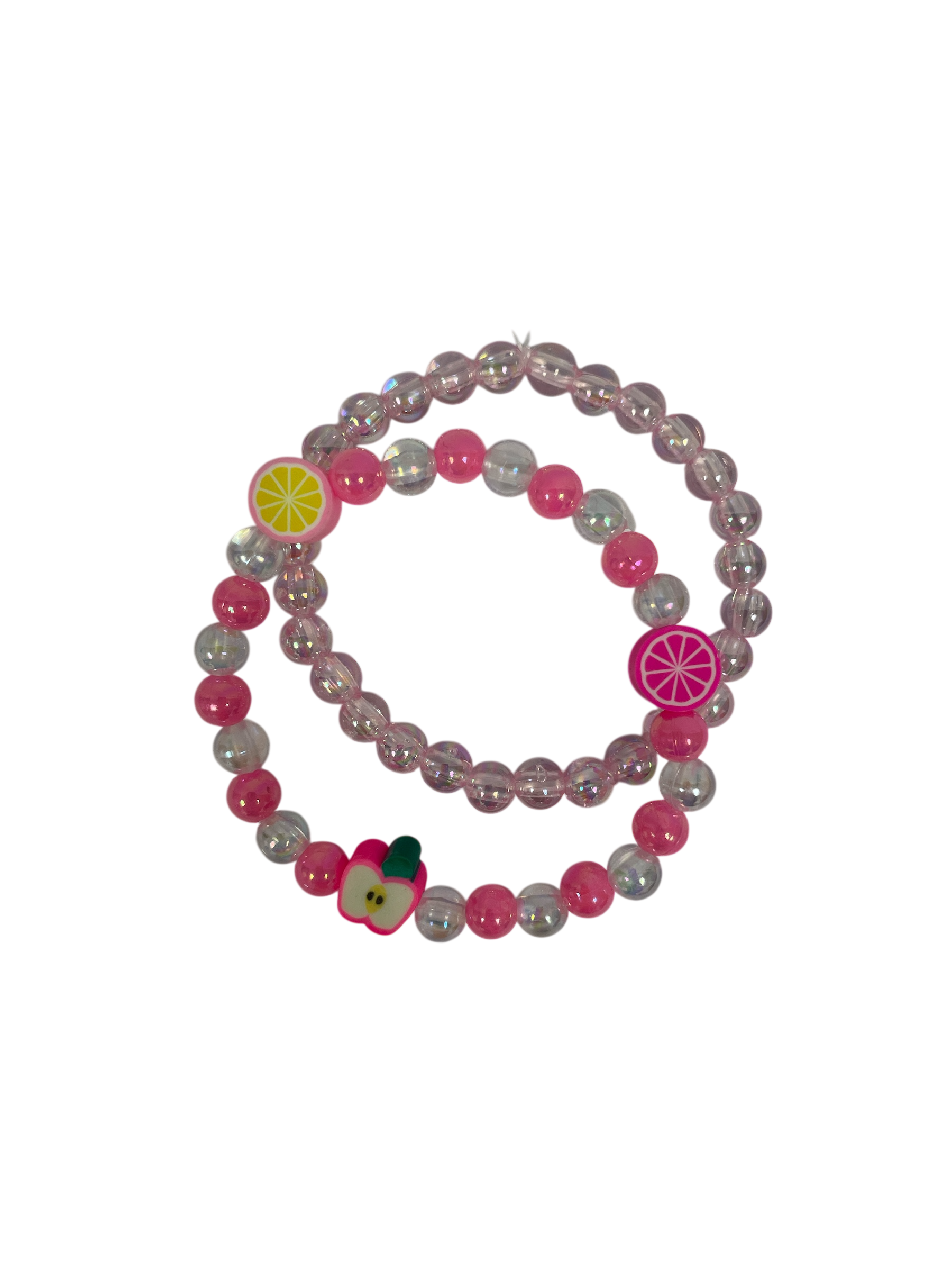 990076 - Pulsera Frutas + Pulsera lisa