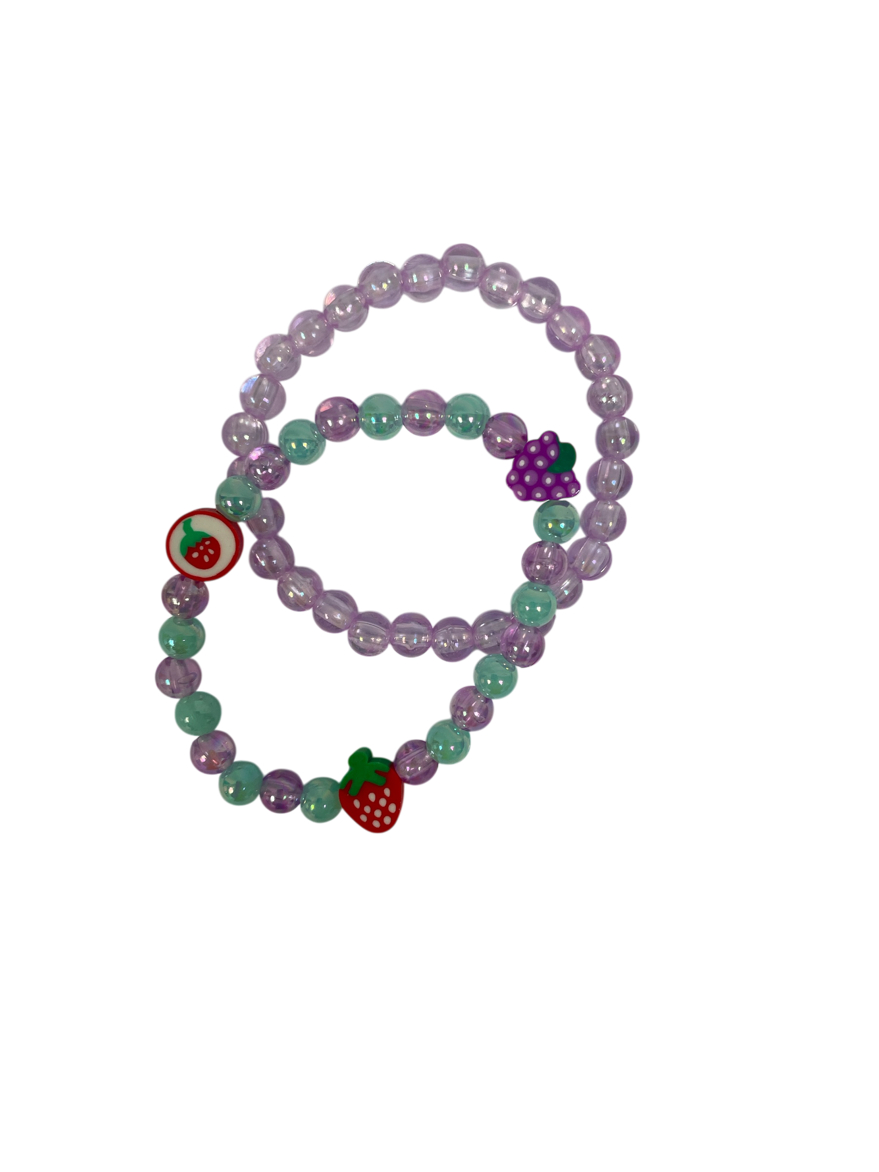 990076 - Pulsera Frutas + Pulsera lisa