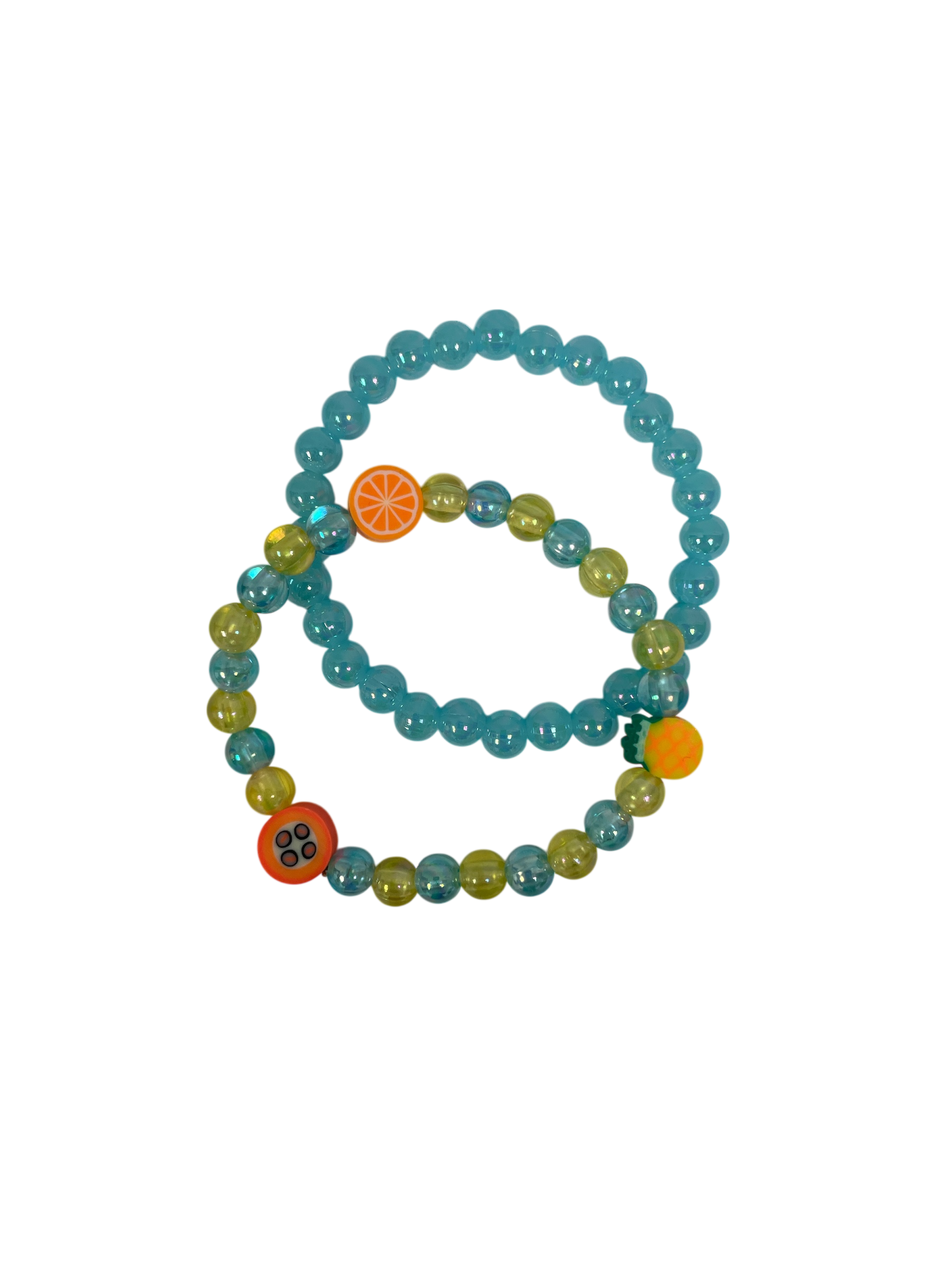 990076 - Pulsera Frutas + Pulsera lisa