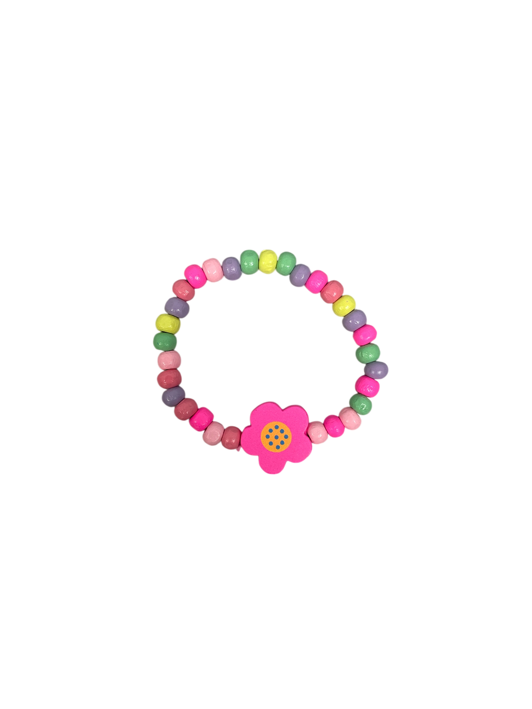 990079 - Pulsera elastica motivos de madera