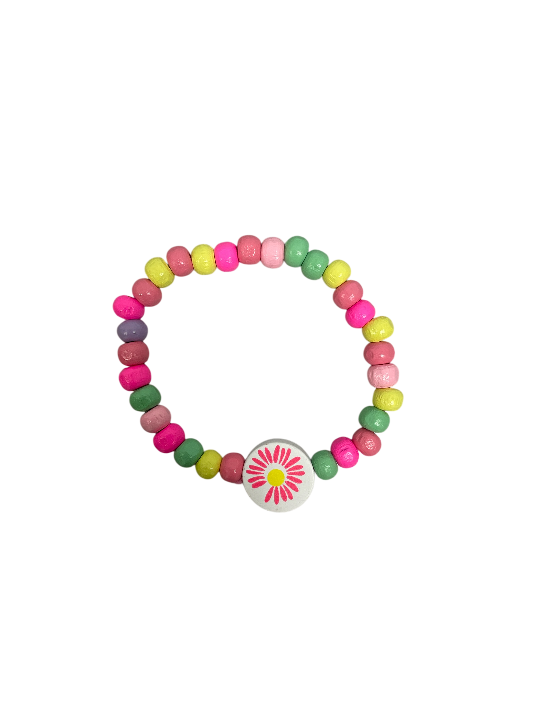 990079 - Pulsera elastica motivos de madera