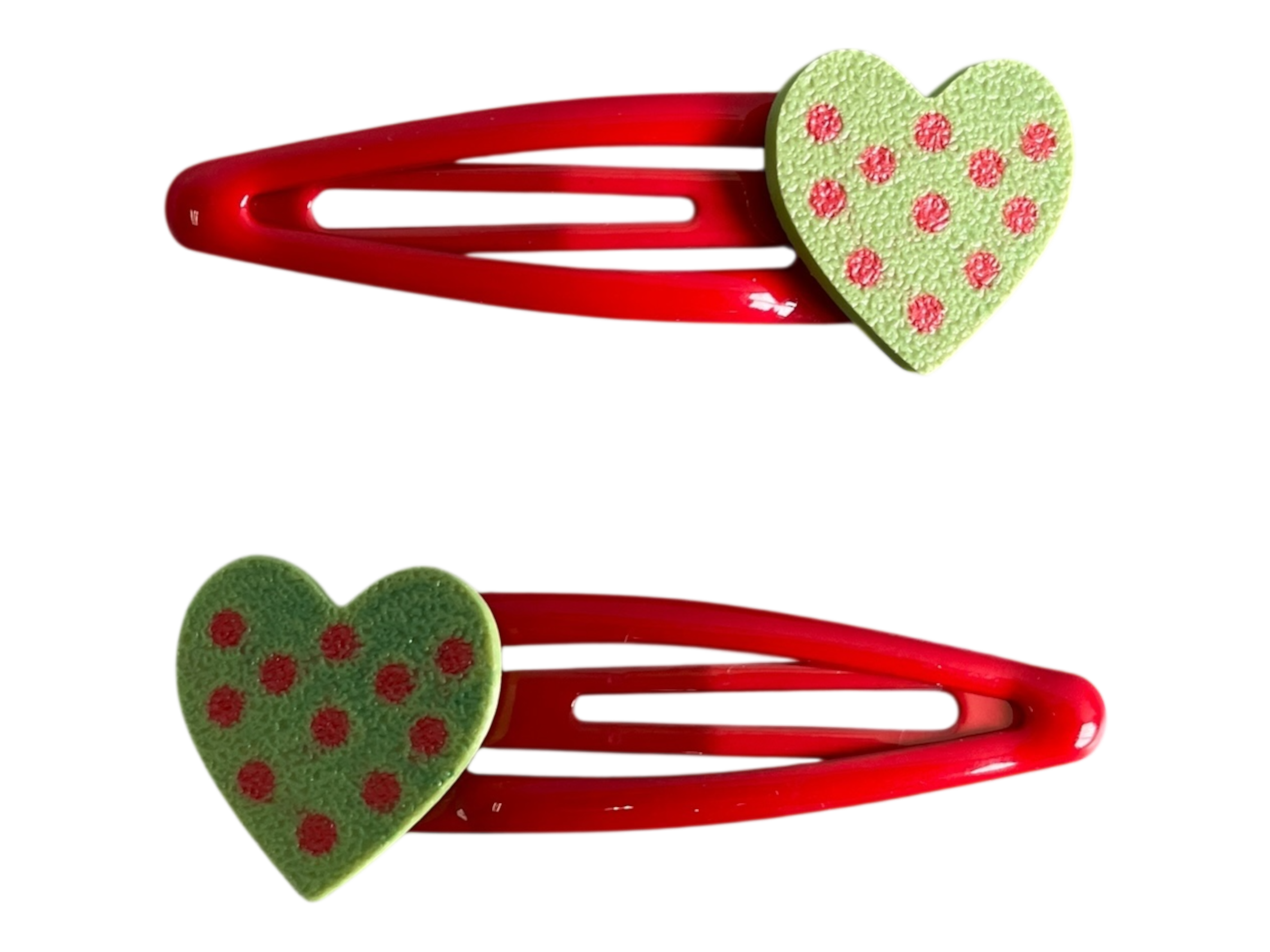 990085 - Set 2 clips de 5cm con Corazon - Flor o Estrella sonriente