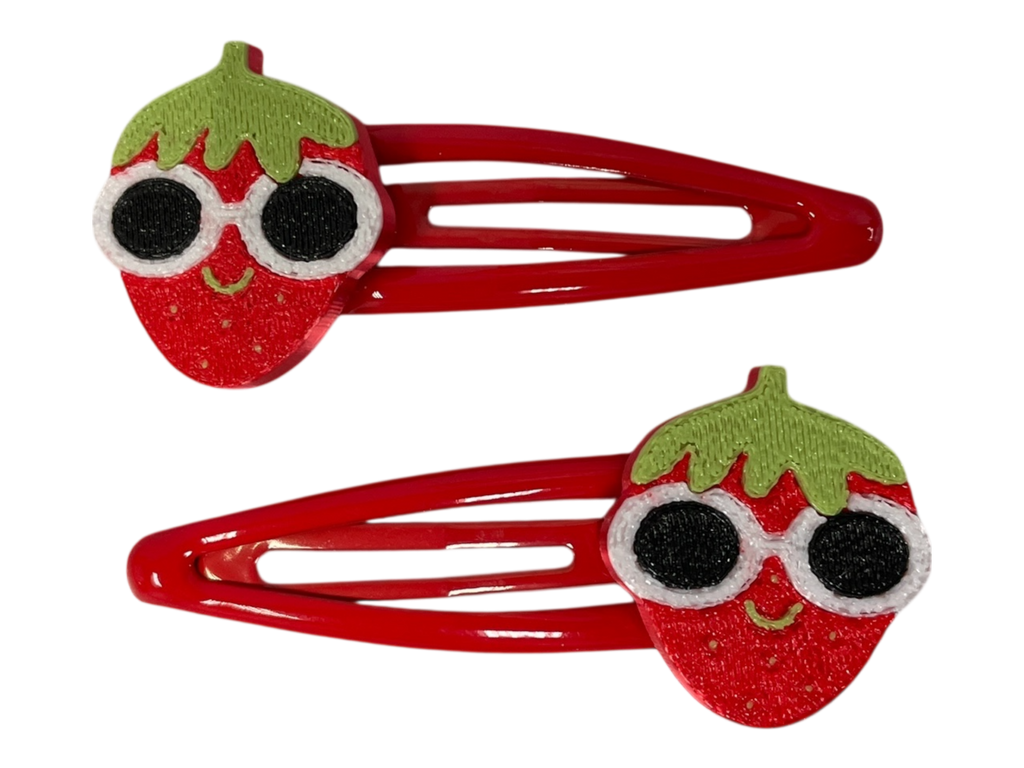 990087 - Set clips 5cm con frutas y gafas de sol