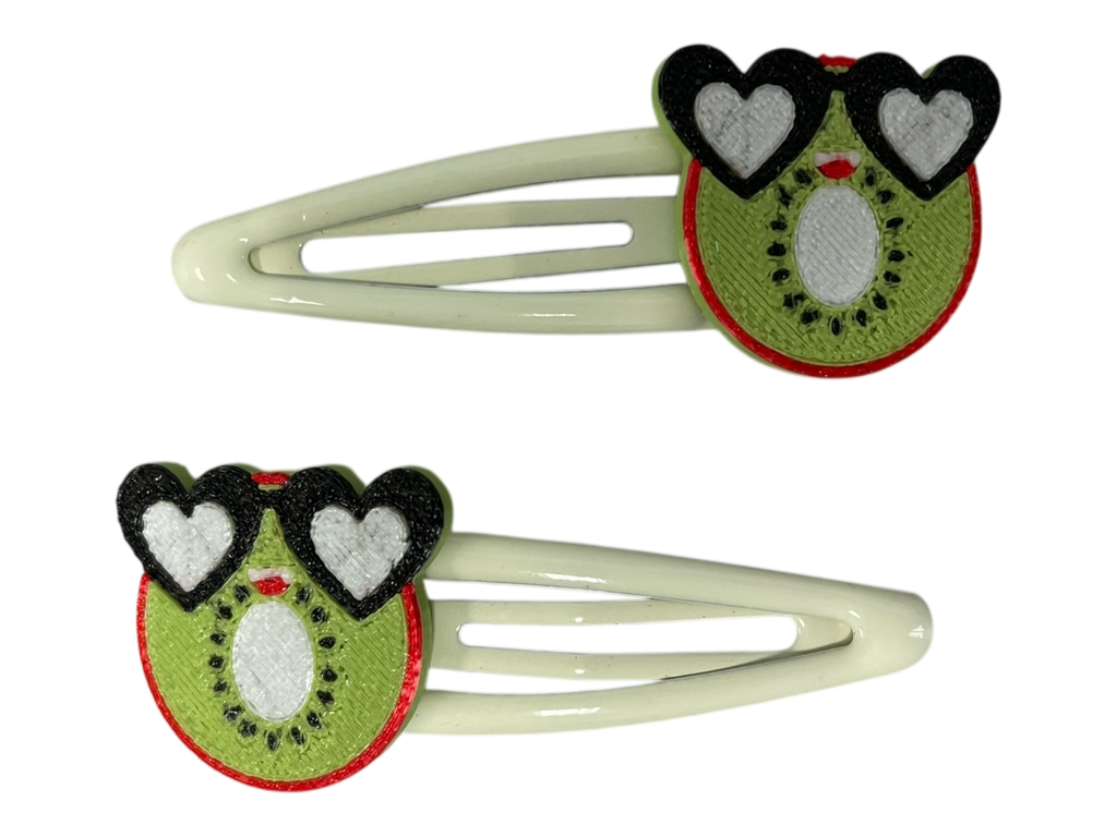 990087 - Set clips 5cm con frutas y gafas de sol