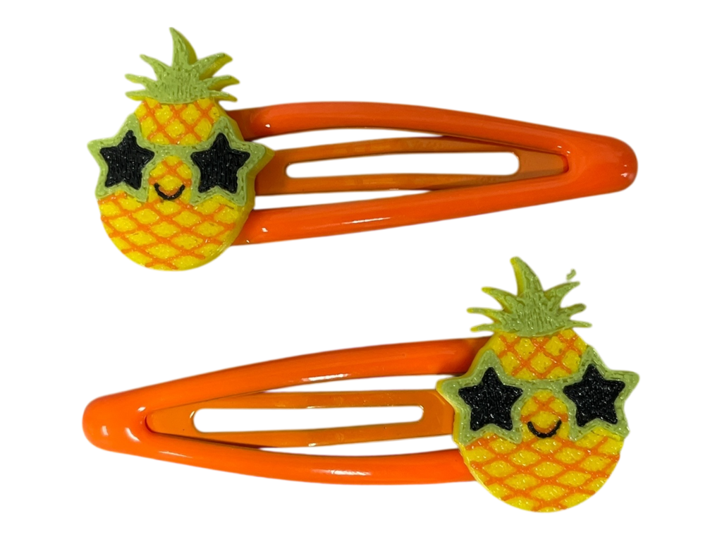 990087 - Set clips 5cm con frutas y gafas de sol