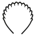 990099 - Diadema de pinchos negra
