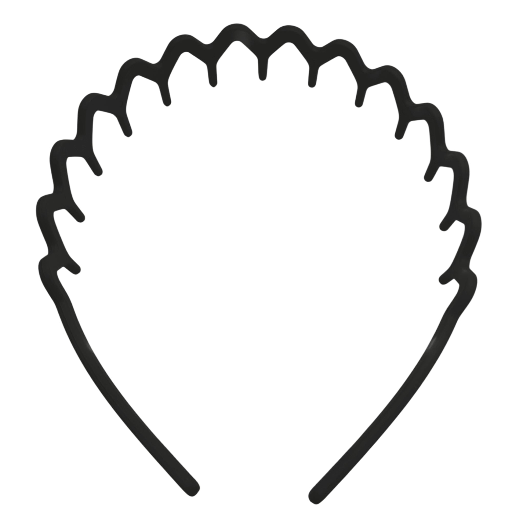 990099 - Diadema de pinchos negra