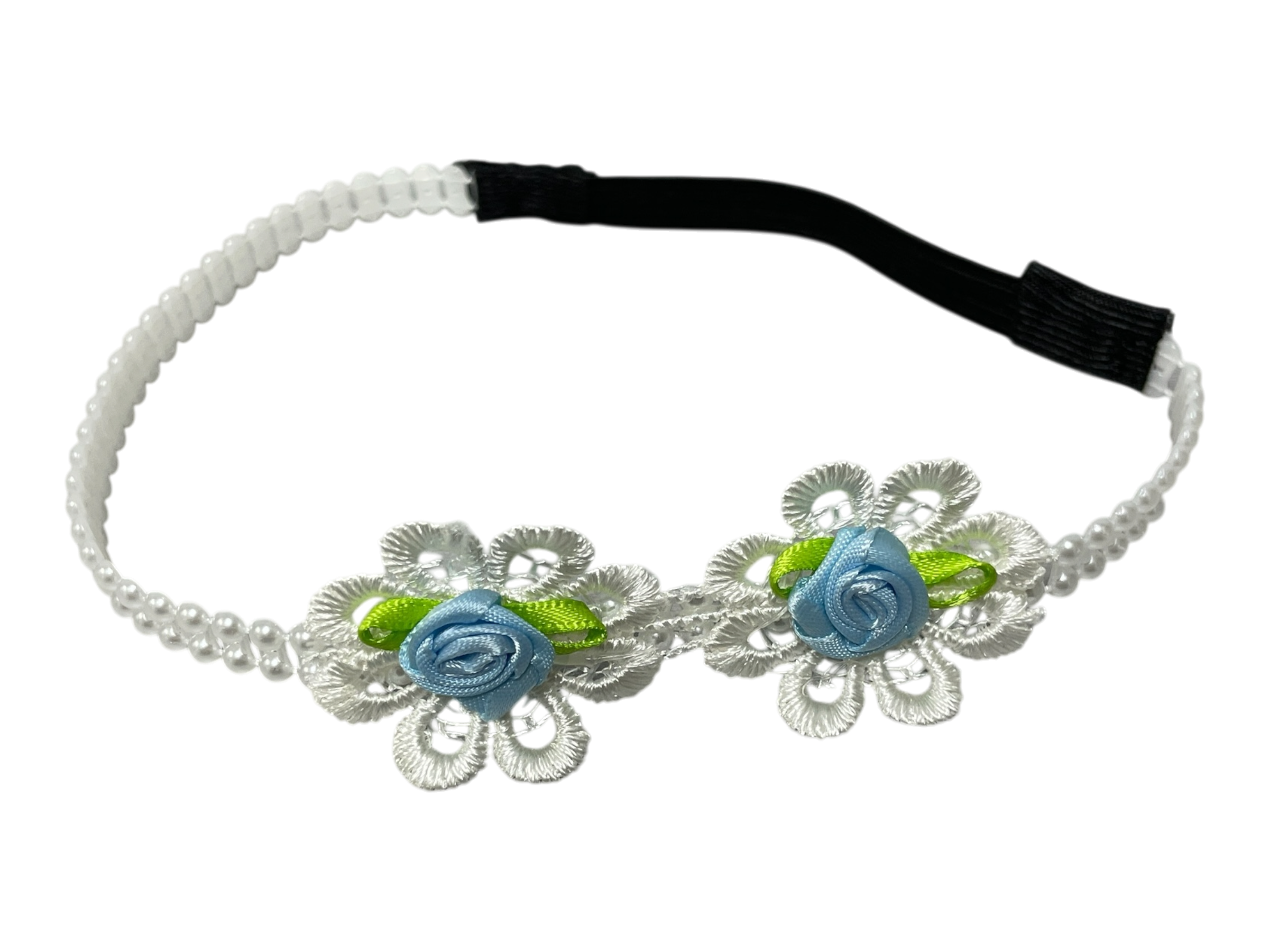 990136 - Cinta elastica para bebe con flores