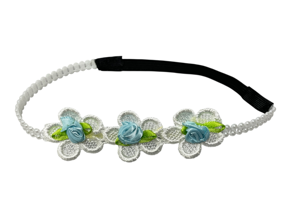 990136 - Cinta elastica para bebe con flores