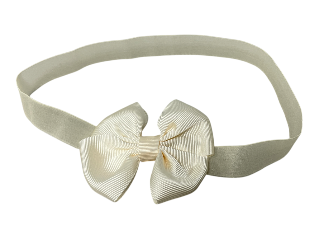 990138 - Cinta bebe de muselina extensible elastica con lazo doble