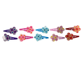 990073 - set 2 clips de 5cm con flor estampada