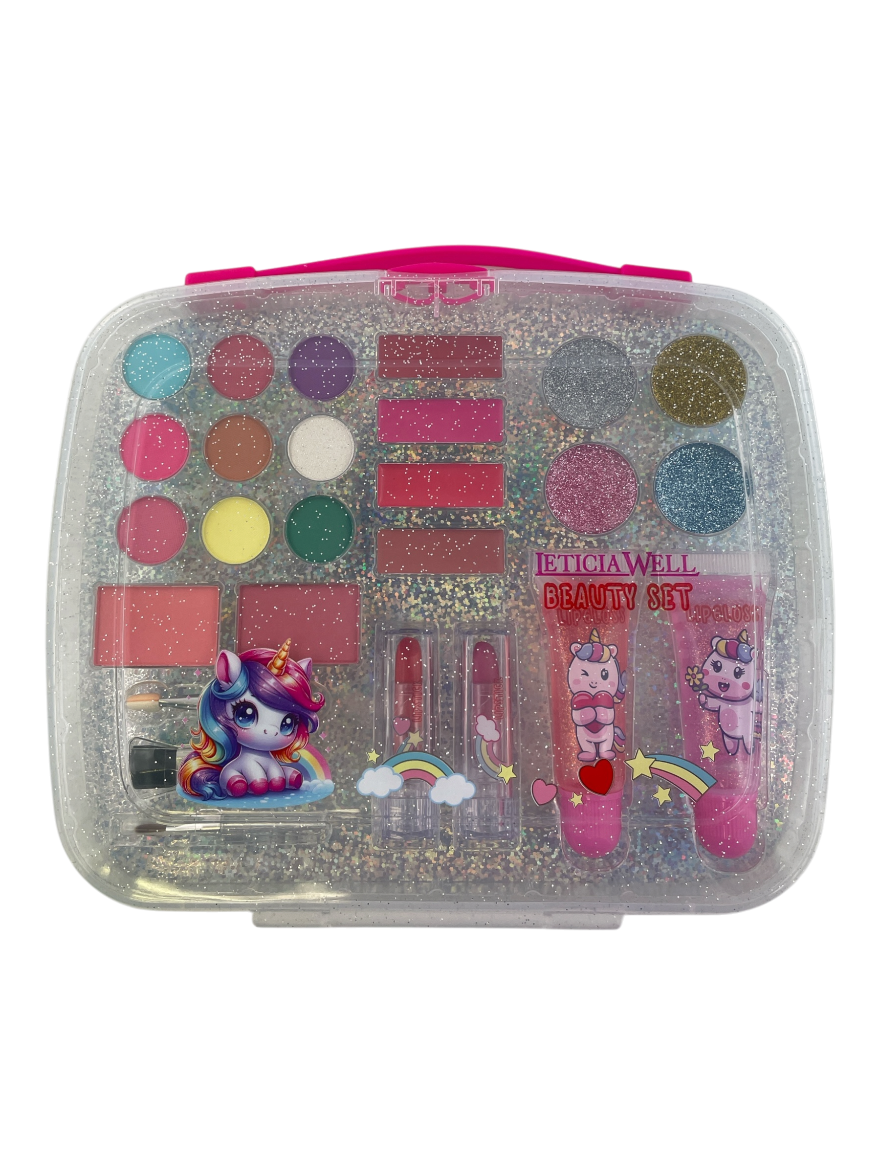 940007 - maleta de plasitco con set de maquillaje