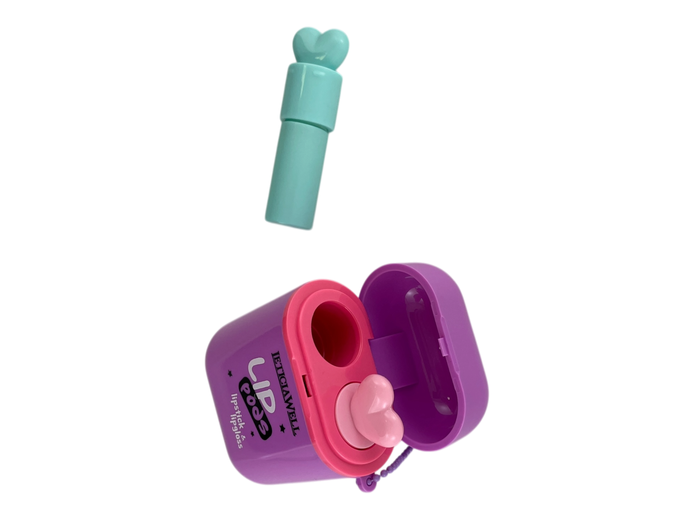 940001 - set cajita auriculares con brillo y pinta labios