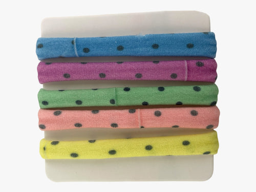 950001 - Pack cinco gomas acrilicas topos